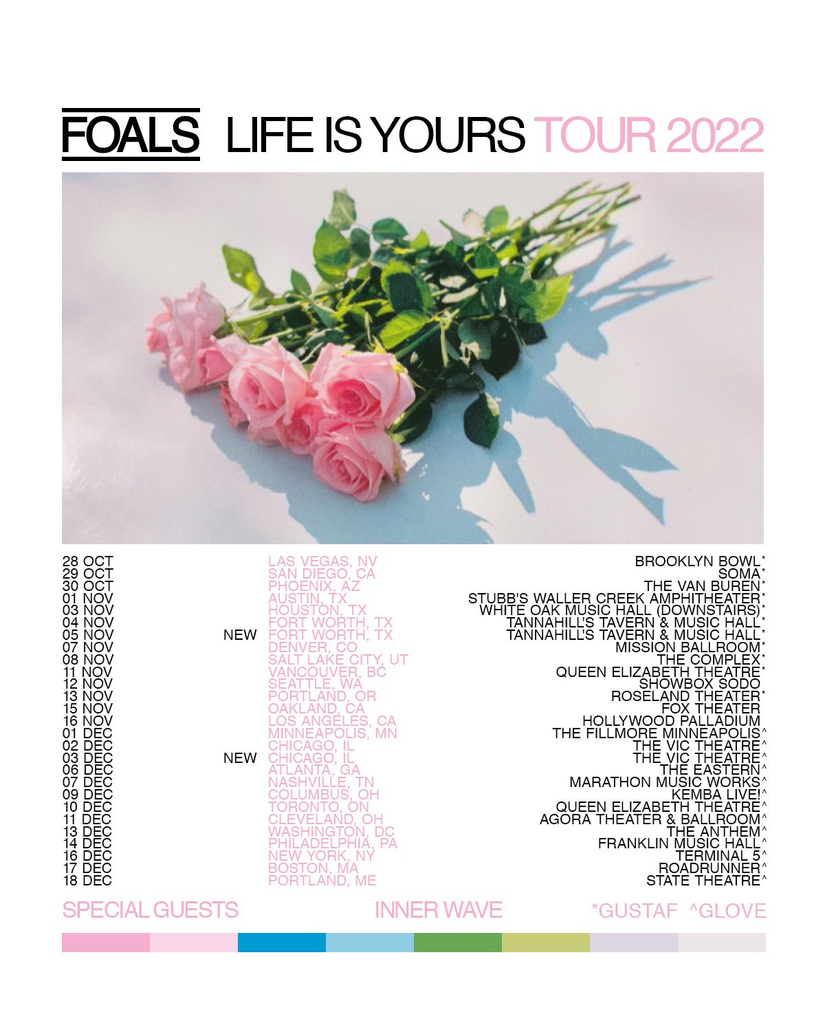 Foals North American 2022 Tour