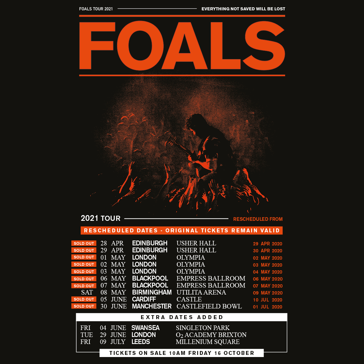 foals tour dayes